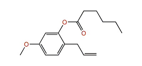 2-Allyl-5-methoxyphenyl hexanoate